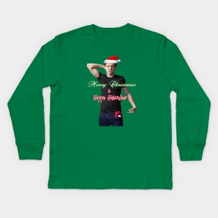 Tom Holland Christmas Kids Long Sleeve T-Shirt